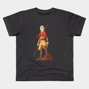 Avatar the Last Airbender Aang Minimalist Kids T-Shirt